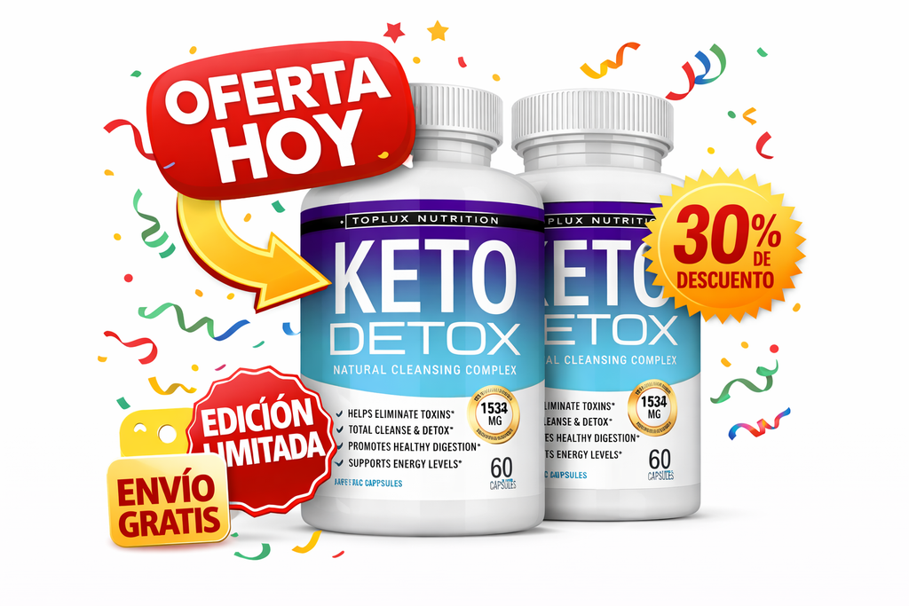 KETO DETOX TOPLUX x 3 - Resultados Visibles 💪